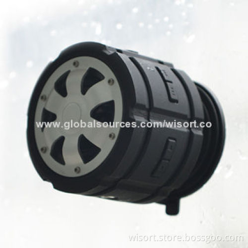 New design car wheel waterproof Bluetooth speaker/can be fixed on wall